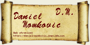 Daniel Momković vizit kartica